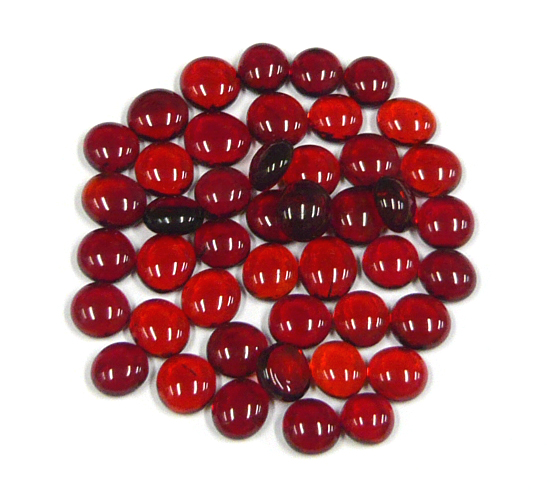 ナギット 小 レッド 100g [ステンドグラスサプライ・ネットショップ]